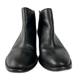 Seychelles Women's Leather Chelsea Boot Heeled Ankle Booties in Black Size 7